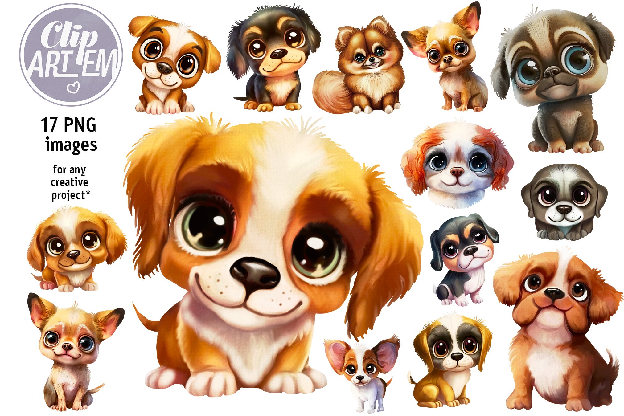 Free clip cute dogs, Download Free clip cute dogs png images, Free ...