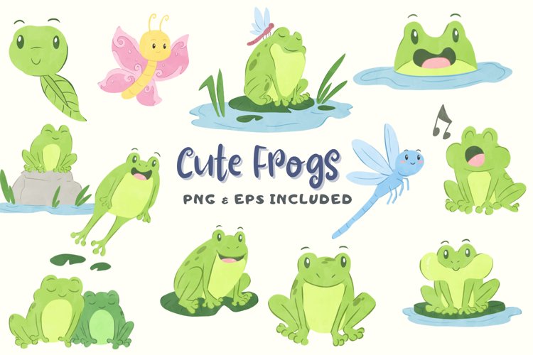 Cute Frog Clip Art - Cute Frog Image - Clip Art Library