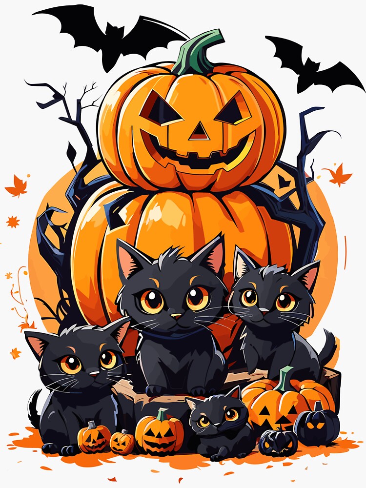 Free clip cute halloween cat, Download Free clip cute halloween cat png ...