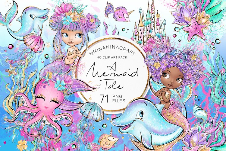 Free clip cute mermaids, Download Free clip cute mermaids png images ...