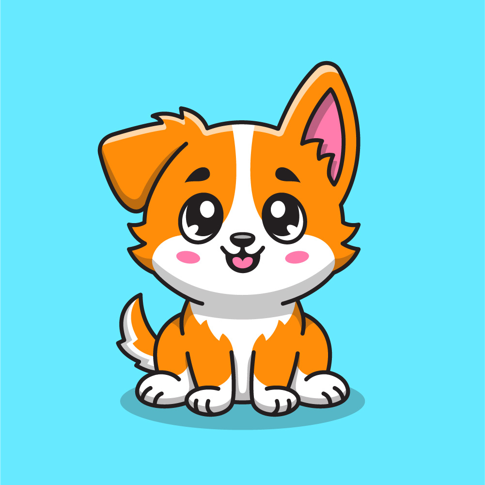 Cute Dog Royalty Free Stock SVG Vector and Clip Art - Clip Art Library