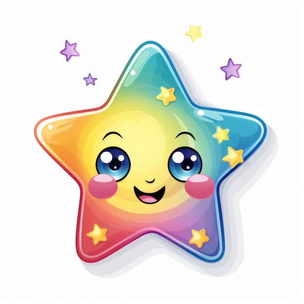 Cartoon Star Icon Cute Doodle PNG Illustration Stock Image ... - Clip ...