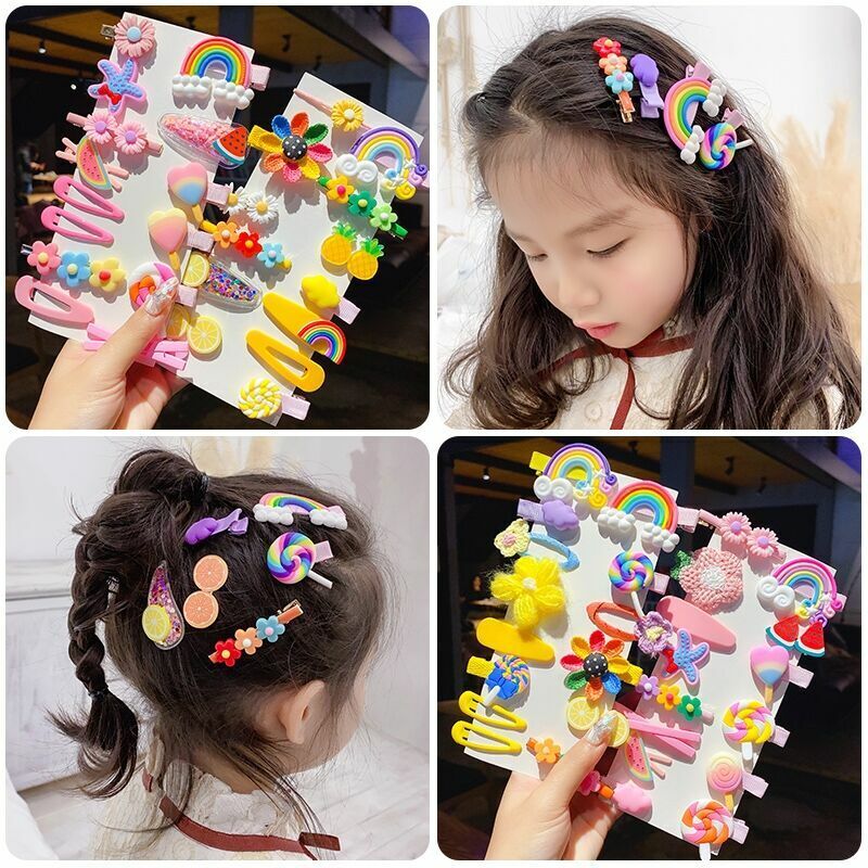 Baby Girls Cute Fruit Hair Clips Kids Children Lovely Hairpin Hair Clip ...