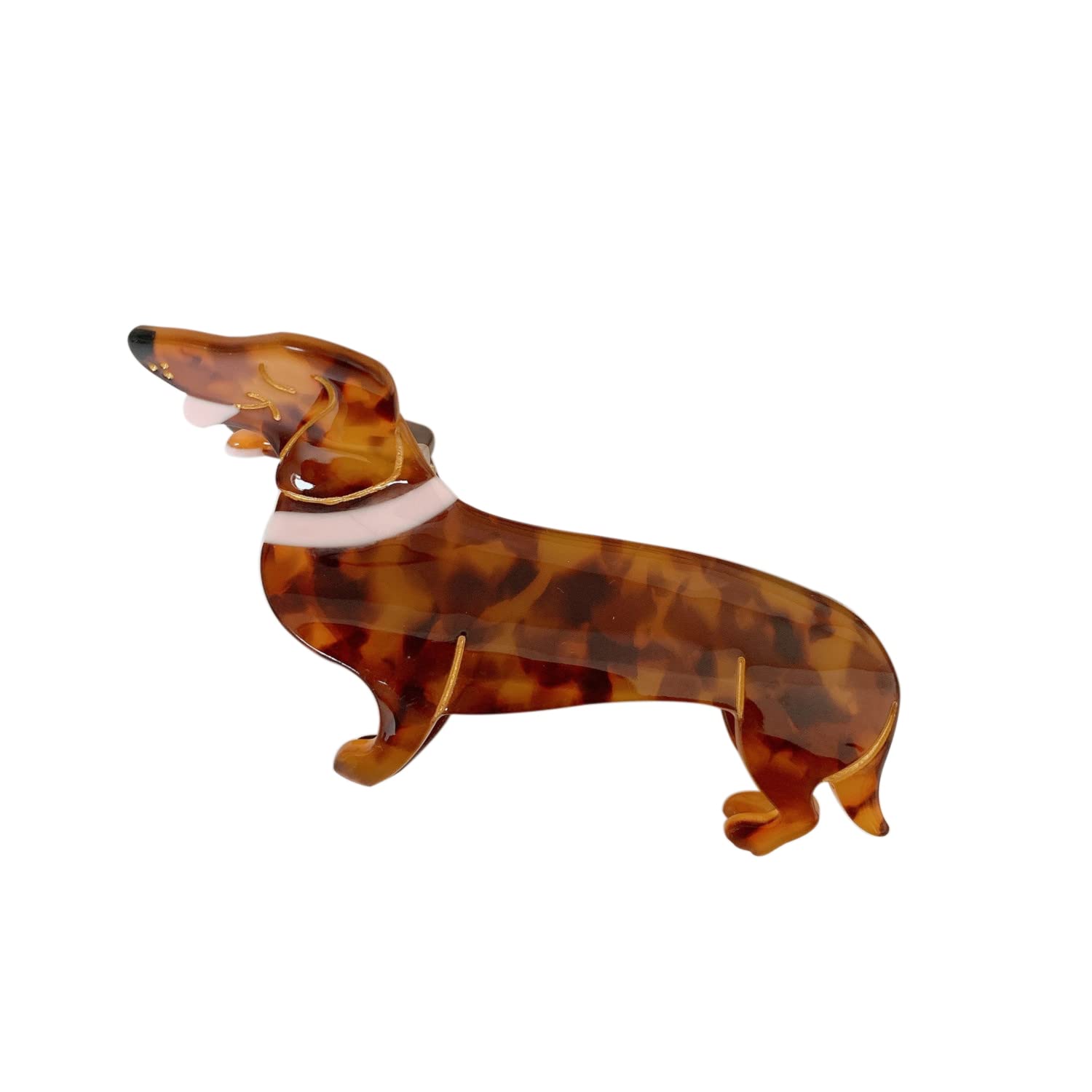 Amazon.com : Dachshund Dog Hair Clips,Small Claw Clips for Girls ...