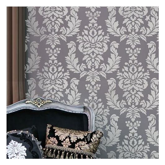 Damask Stencil for walls. Reusable damask stencils for elegant ...