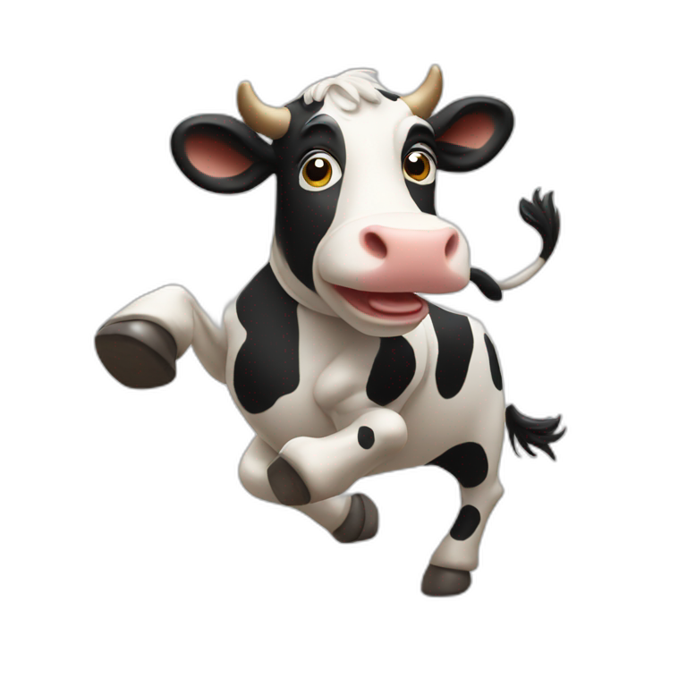 dancing cow | AI Emoji Generator - Clip Art Library