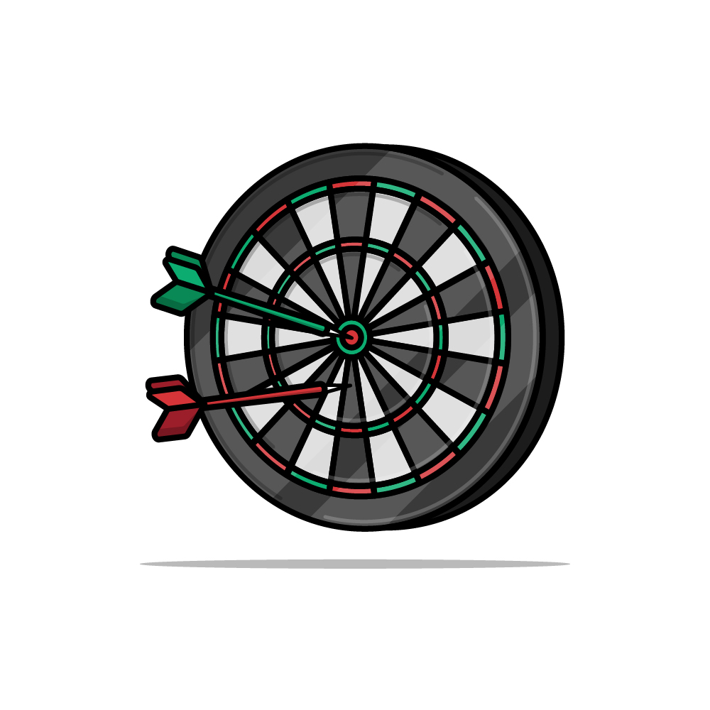 Dart Board Royalty Free Stock SVG Vector and Clip Art - Clip Art Library