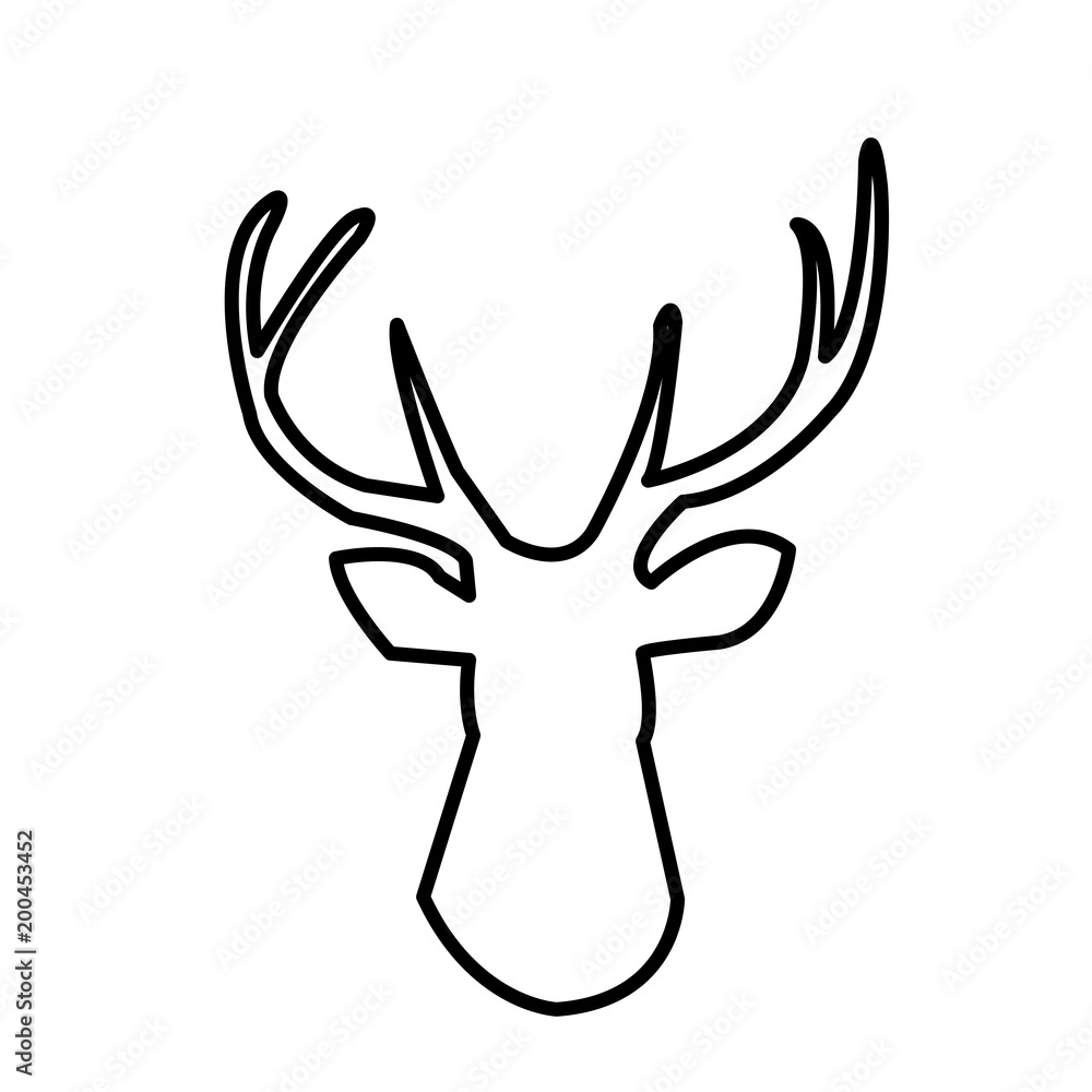 Free clip deer face, Download Free clip deer face png images, Free ...