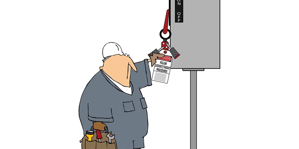 Lock It Out: Follow lockout/tagout procedures to establish an ...