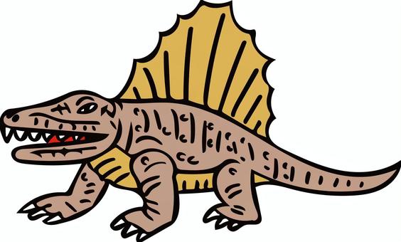 Free Vectors | Dimetrodon illustration - Clip Art Library