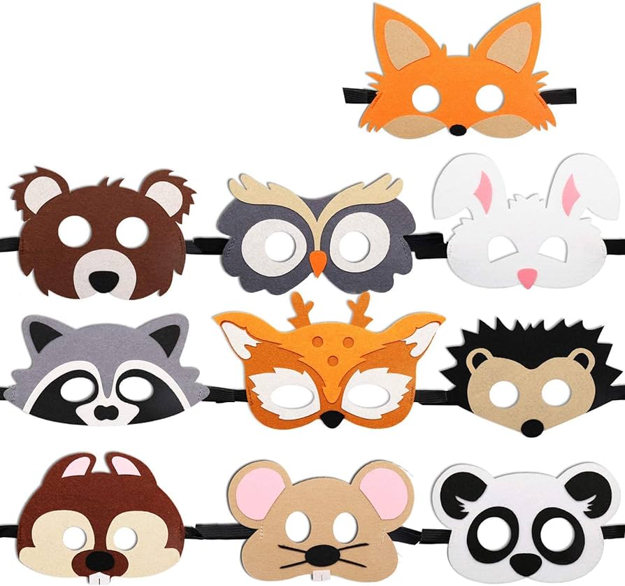 Puppy party masks, paw dog masks, birthday eye mask, character masks ...