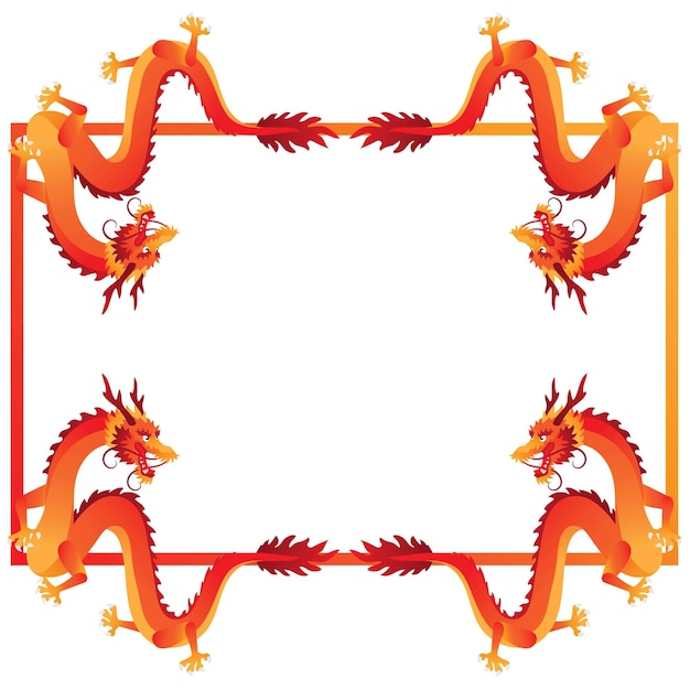 Dragon Border Images - Free Download on Freepik - Clip Art Library