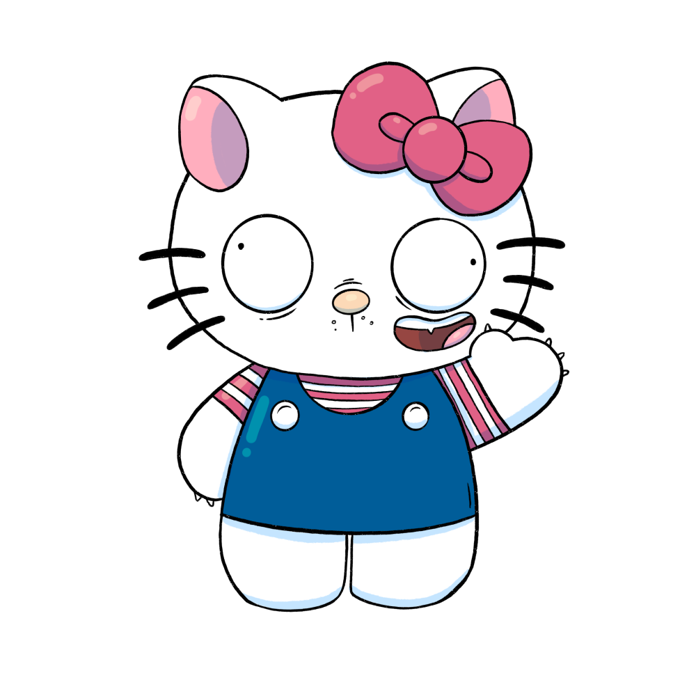 How To Draw Hello Kitty With Pictures Wikihow Clip Art Library