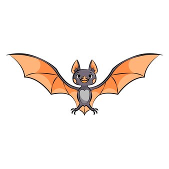 Fruit bat Royalty Free Vector Image - VectorStock - Clip Art Library