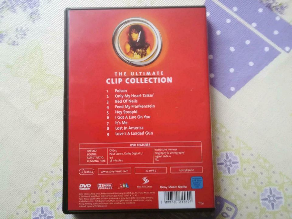 Alice Cooper ‎– The Ultimate Clip Collection (DVD)Wie Neu - Clip Art ...