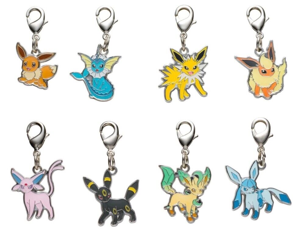 Pokémon Center Japan Exclusive Eevee Evolutions Key Chain Charm ...