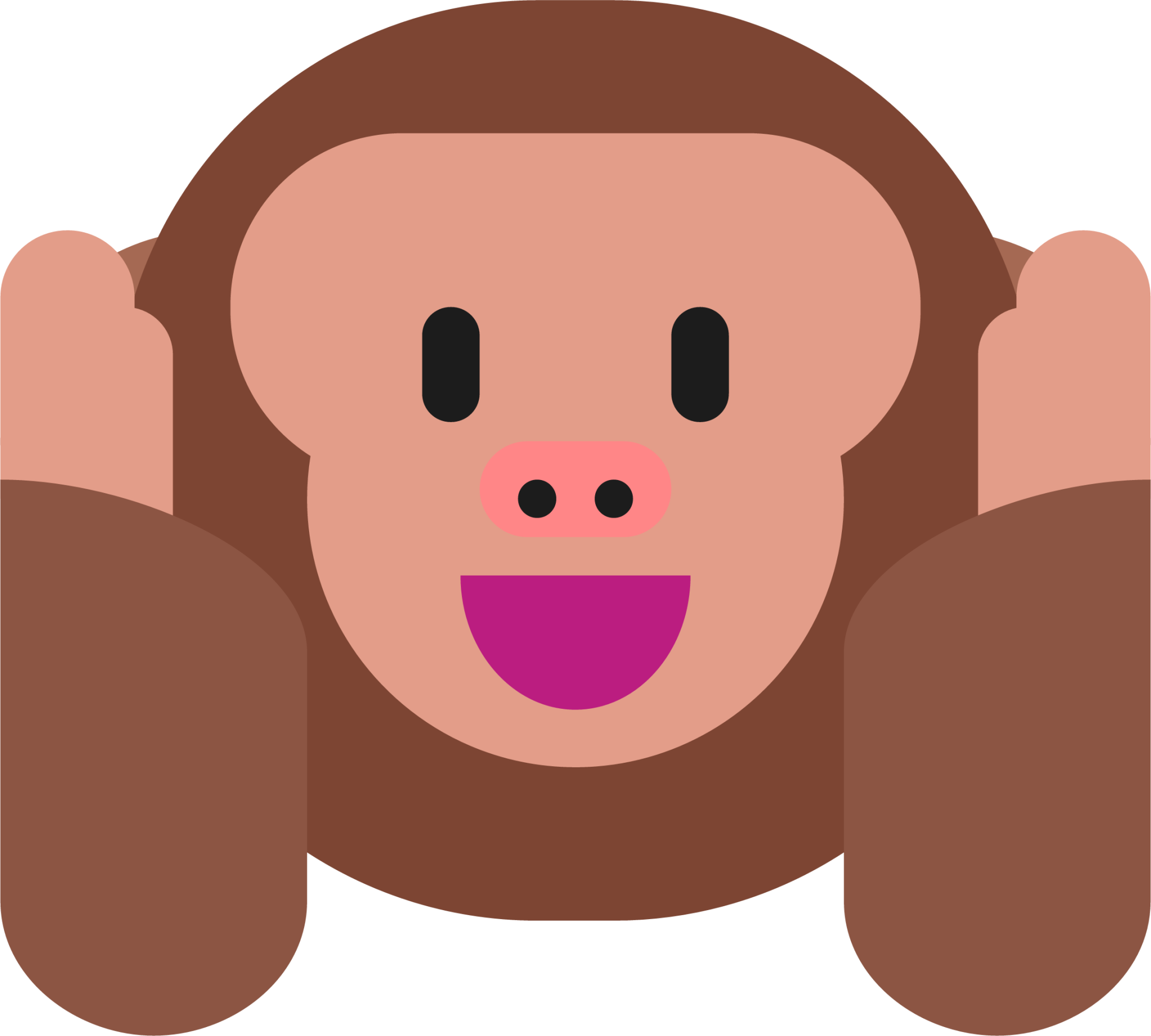 See No Evil Monkey Vector Svg Icon (3) - Svg Repo - Clip Art Library