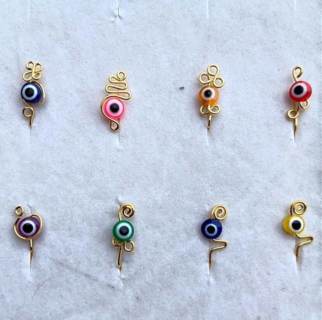 Evil Eye Fake Nose Ring | Evil Eye Nose Piercing | Evil Eye Nose ...