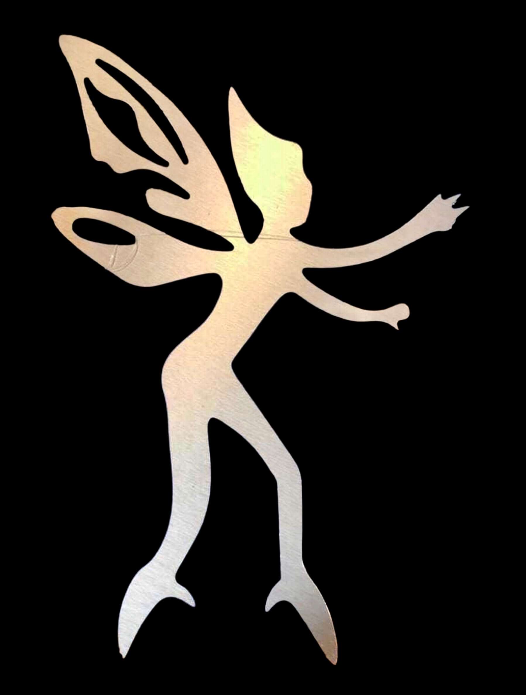 Hanging Prop Golden Fairy 3 Cut Out - Visual Architects - Clip Art Library