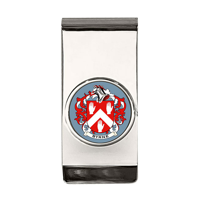 Byrne (Ireland) Coat of Arms Money Clip - Family Crests - Clip Art Library