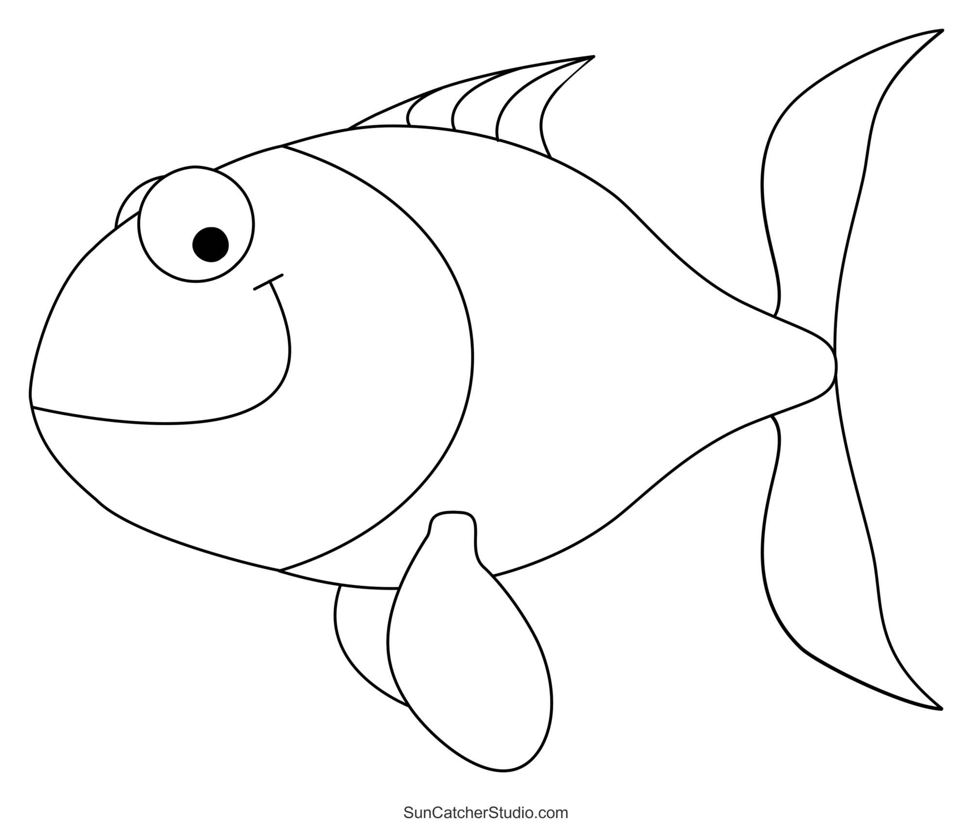 Fish Patterns and Marine Templates (Printable Stencils) – DIY ...