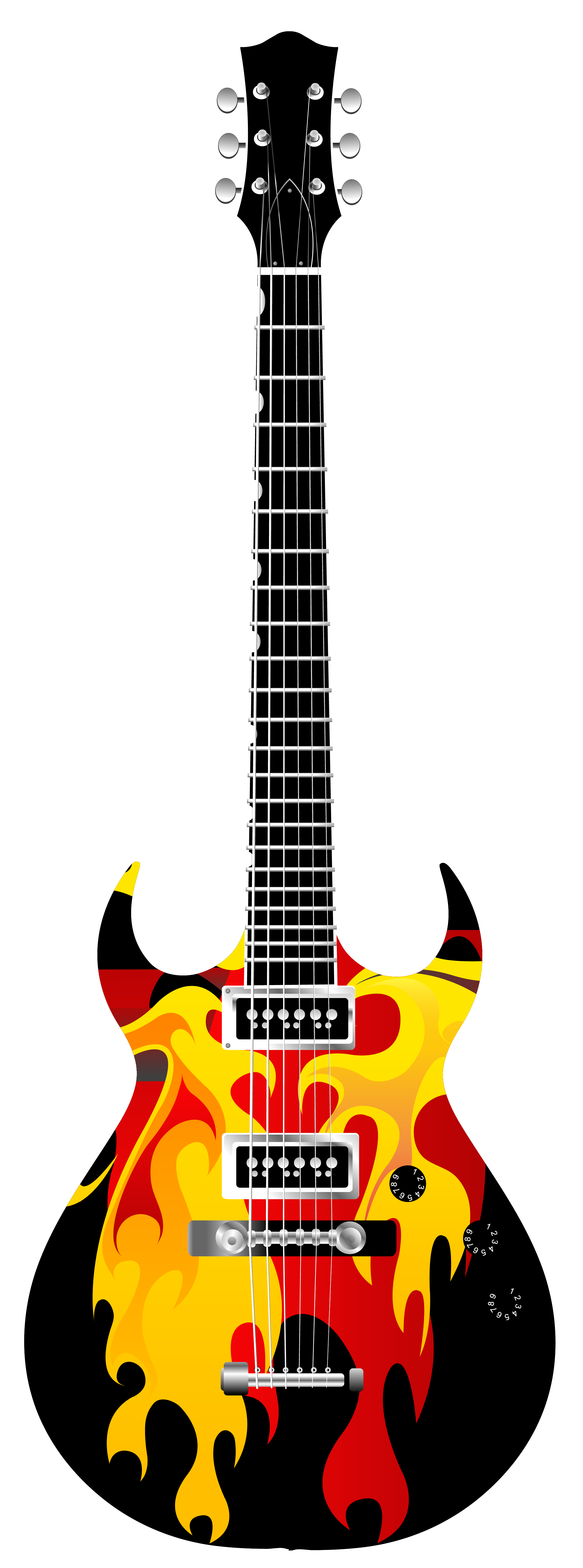 Free clip flaming guitars, Download Free clip flaming guitars png ...