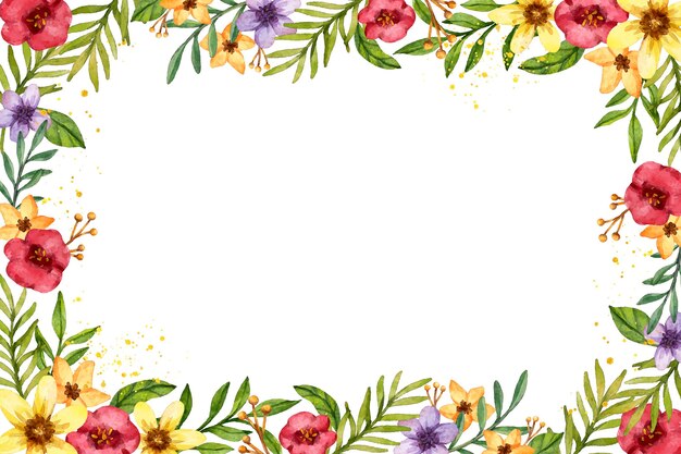 Flower Border Clipart Images - Free Download on Freepik - Clip Art Library