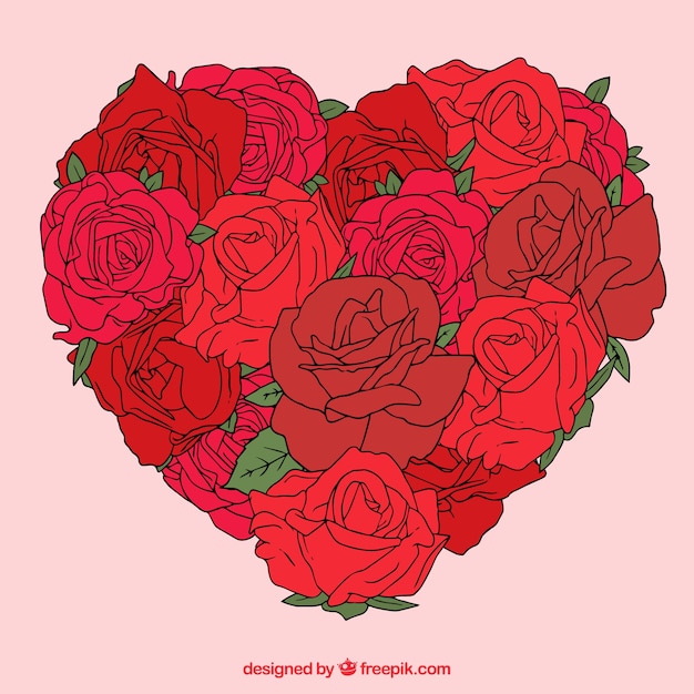 Free clip free adult roses heart, Download Free clip free adult roses ...