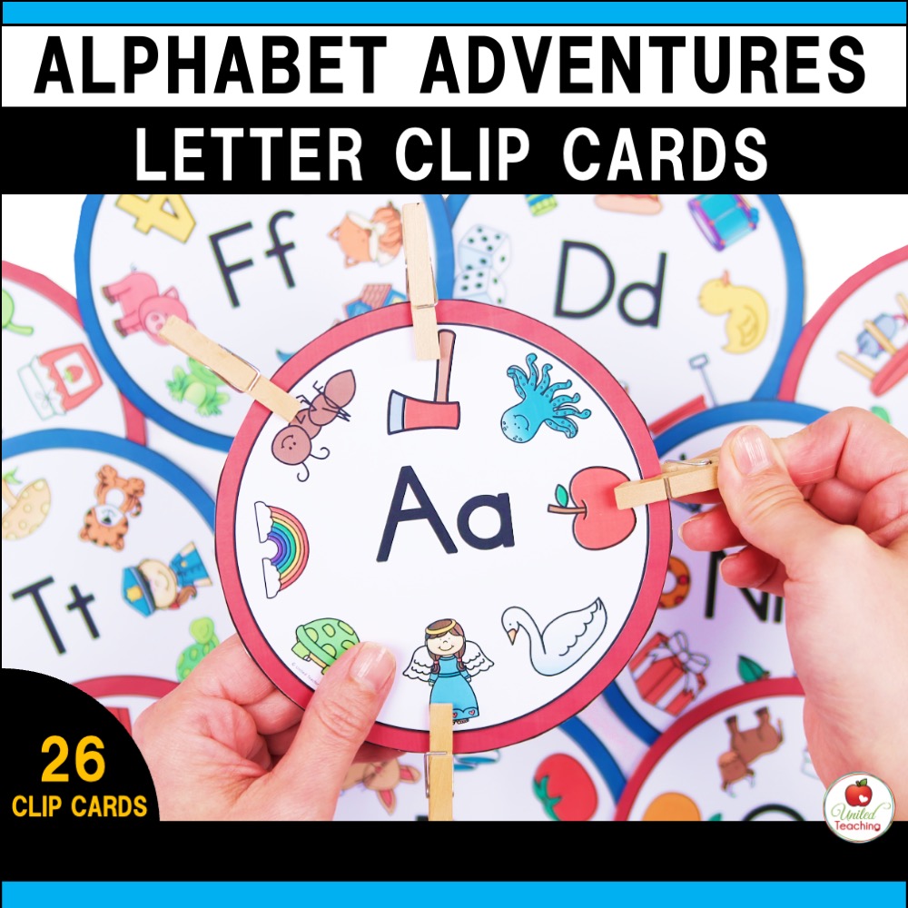 Alphabet Clip Cards for Letters A-Z - Clip Art Library