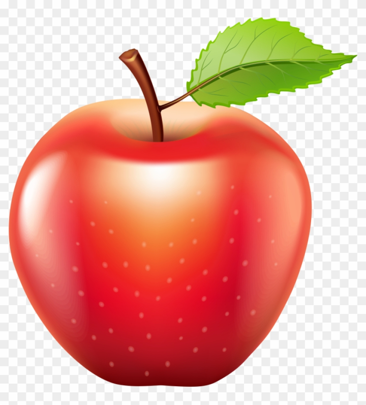 Clip art image of apple fruit Royalty Free Vector Image - Clip Art Library