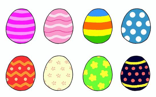 Easter eggs digital clip art Royalty Free Vector Image - Clip Art Library