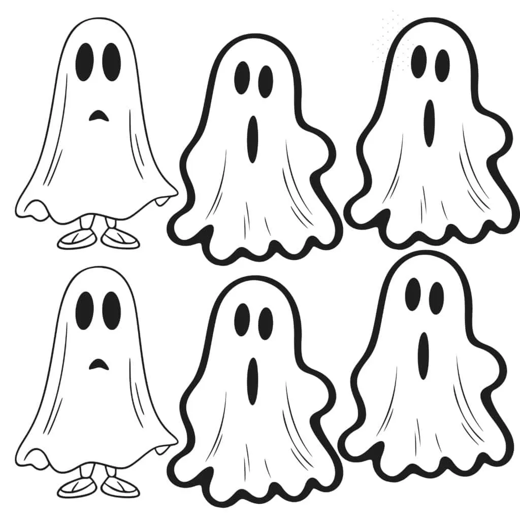 Get Creative With Cute Ghost Halloween Clip Art (Free Printable) - Clip ...