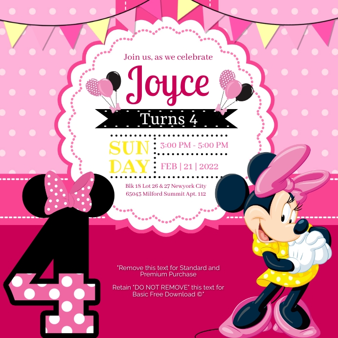 Free: Minnie Mouse Mickey Mouse Donald Duck Birthday Clip Art 