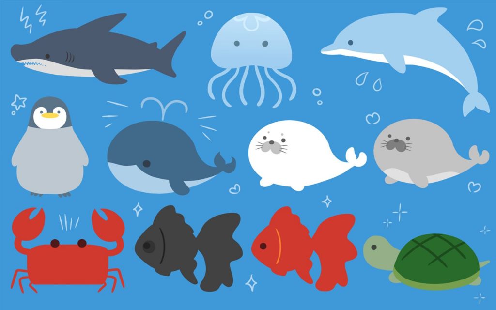 10+ Royalty Free Sea Animals Clipart for Eye-catching Designs - Clip ...