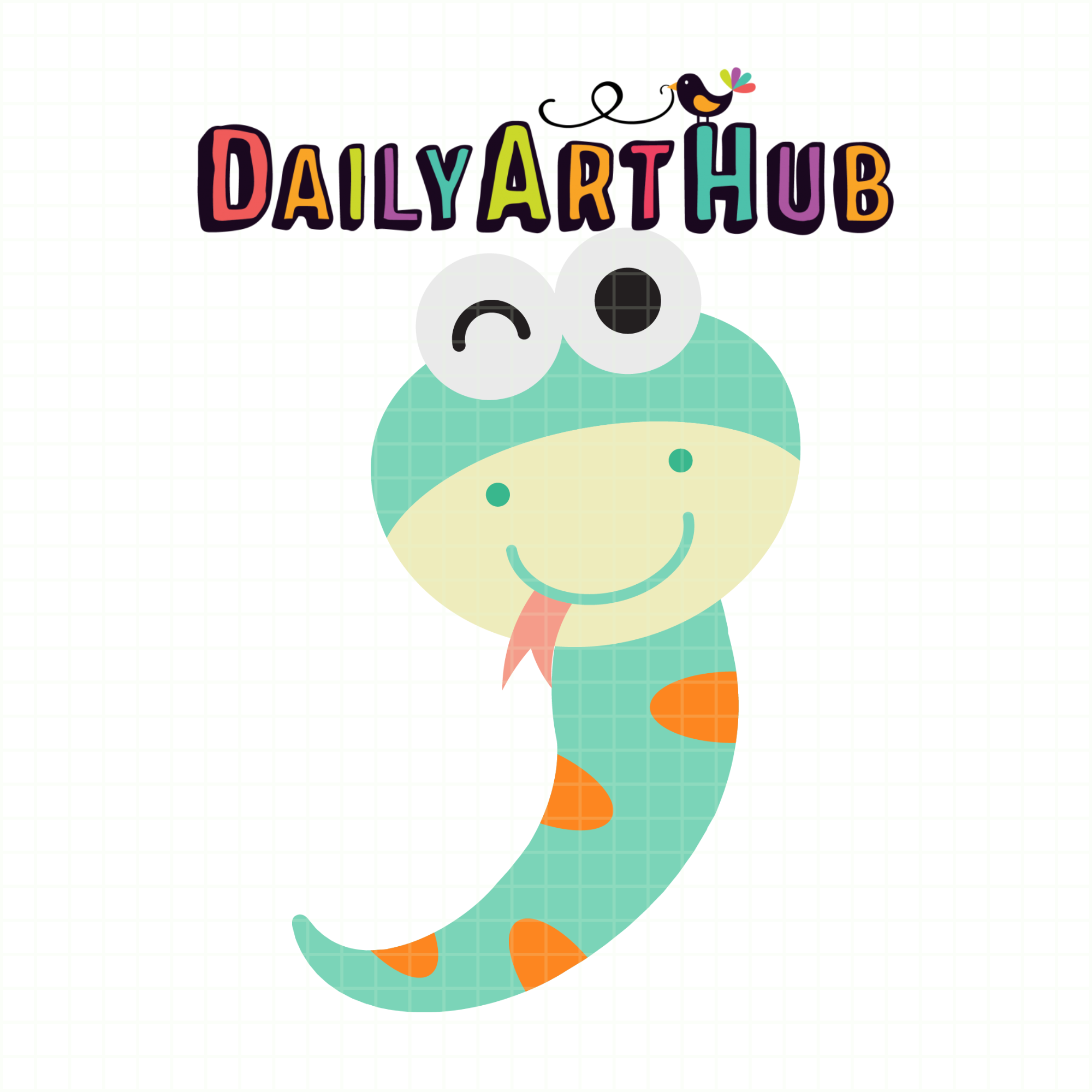 FREE Funny Snake Clip Art – Daily Art Hub // Graphics, Alphabets & SVG ...