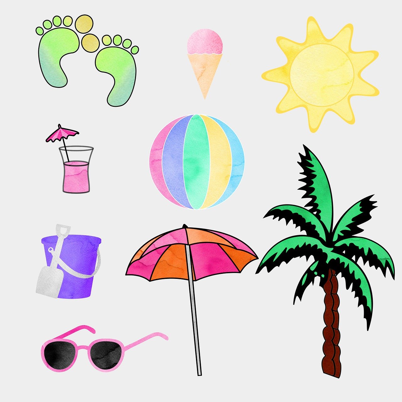 Free clip free summer, Download Free clip free summer png images, Free ...