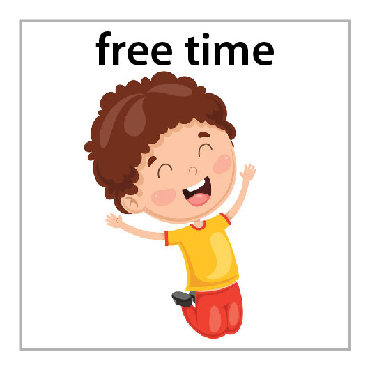 free time - boy - Clip Art Library