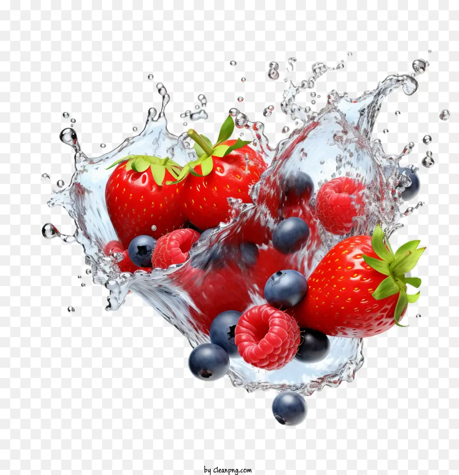 Fruit Water Splash - fruit water splash berries water fruit splash ...