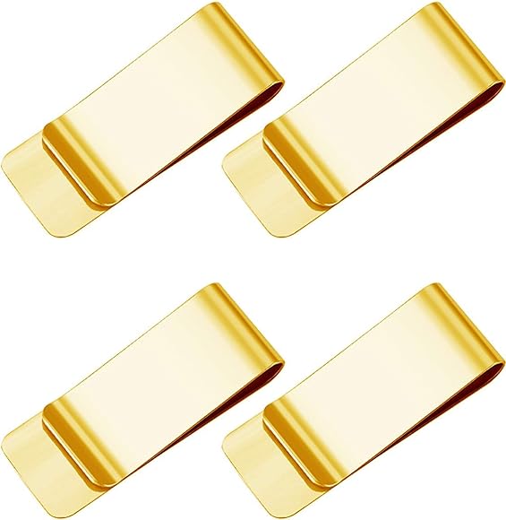 Money Clips, 6 Pack Money Clips, Golden Money Clip Money Clip for Men ...