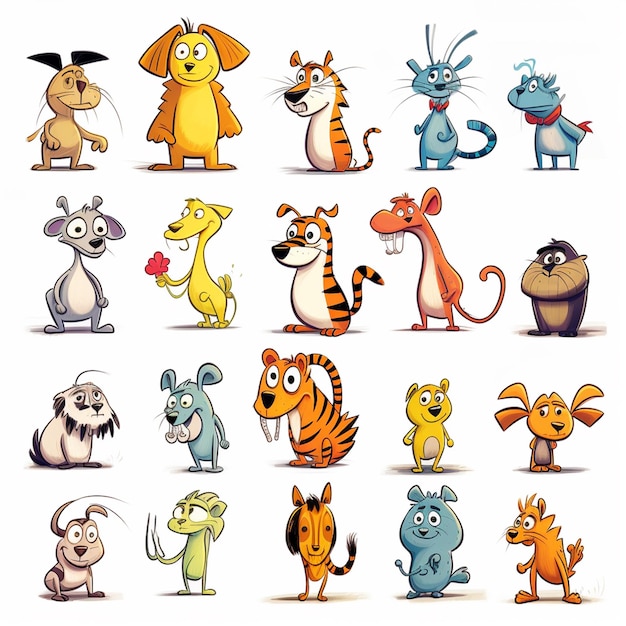 Funny Cartoon Animals Images - Free Download on Freepik - Clip Art Library