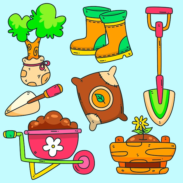 Gardening Clip Art Images - Free Download on Freepik - Clip Art Library