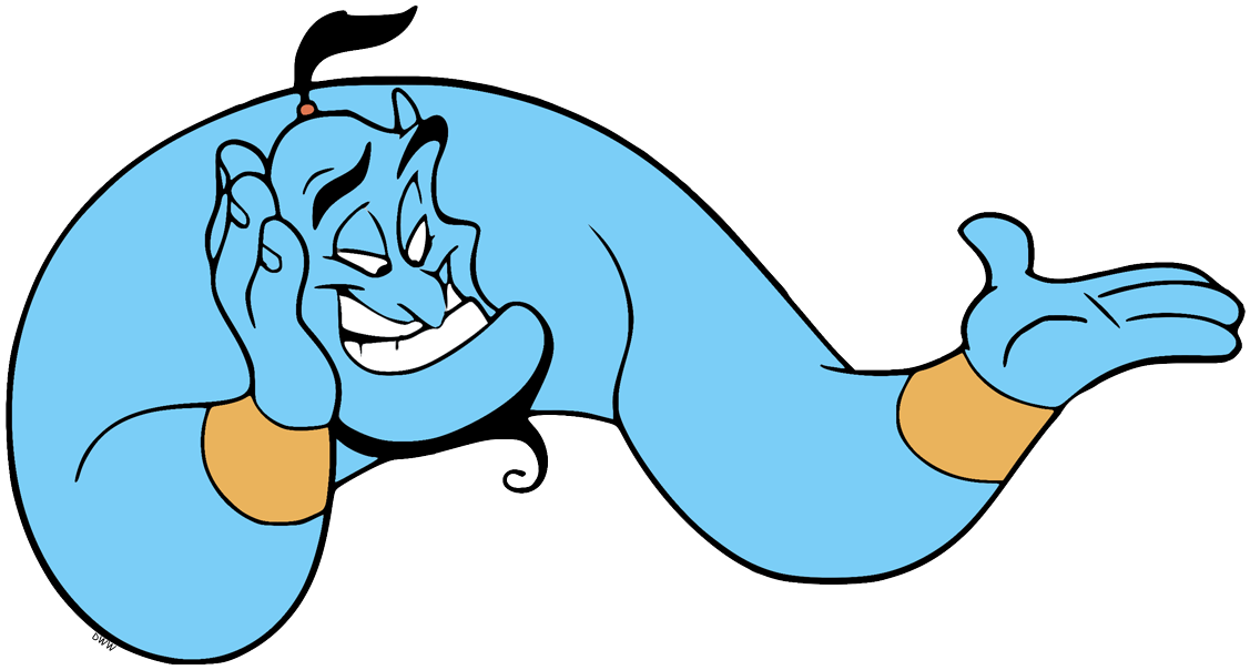 Aladdins Genie Clip Art Images | Disney Clip Art Galore - Clip Art Library