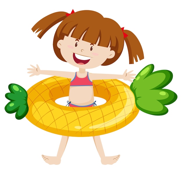 Little girl pool Vectors & Illustrations for Free Download | Freepik ...