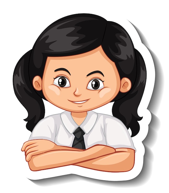 Free: Girl Student Working Clipart Clip Art Library - Student ...