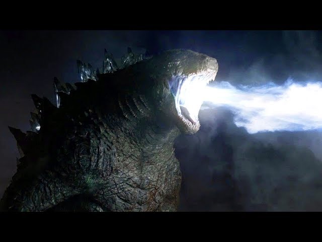 Godzillas First Appearance - Airport Roar Scene - Godzilla (2014 ...