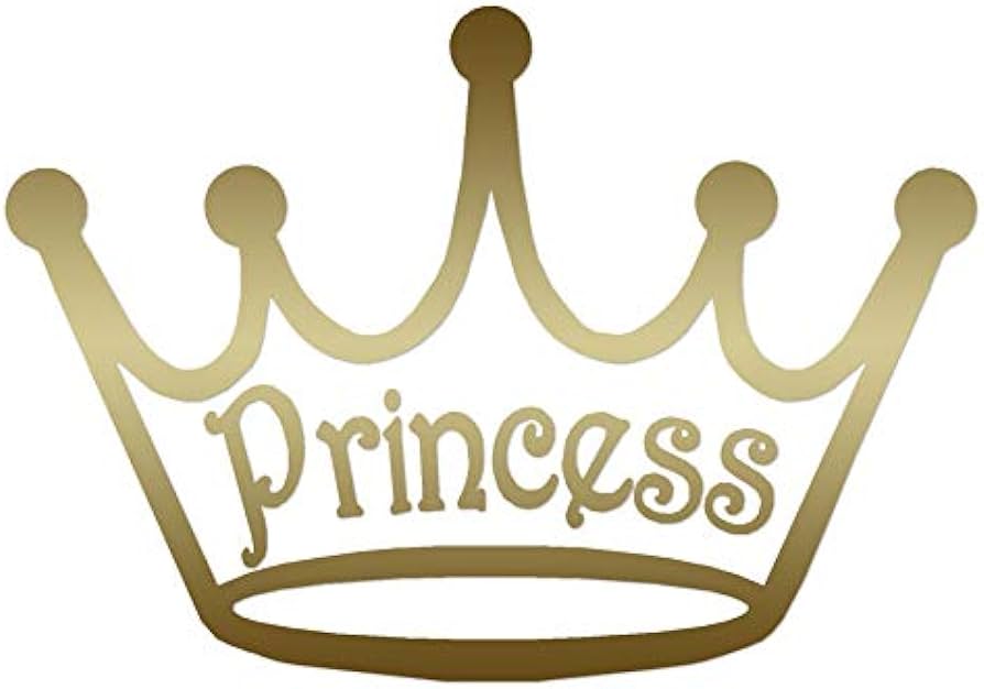 Princess Crown Hair Clip - Clip Art Library