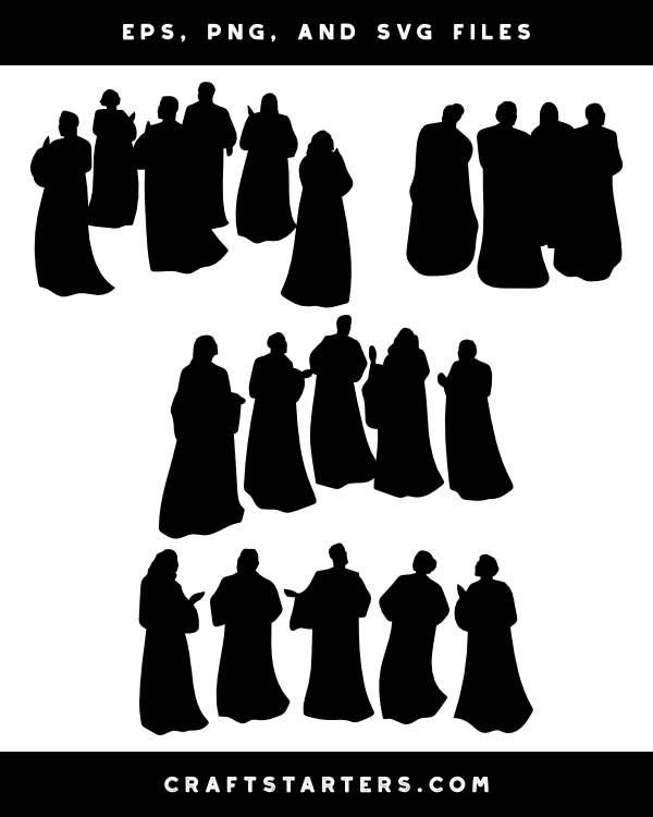 Gospel Choir Silhouette Clip Art - Clip Art Library