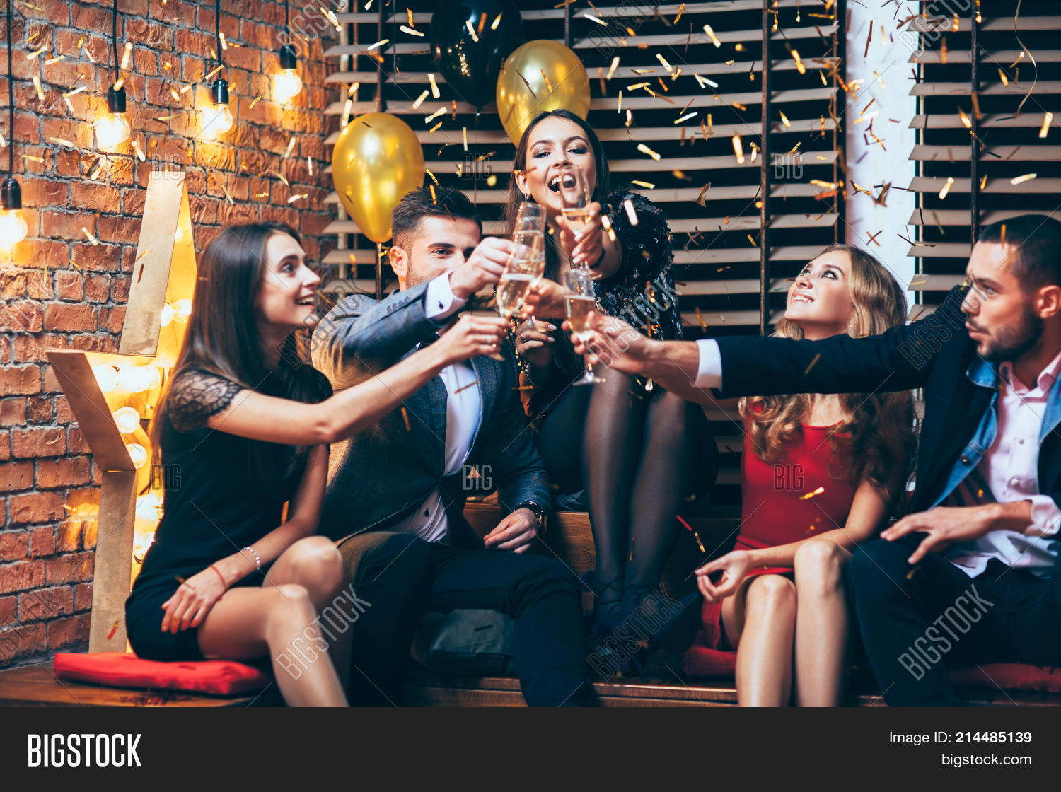 Cheers! Group Friends Image & Photo (Free Trial) | Bigstock - Clip Art ...