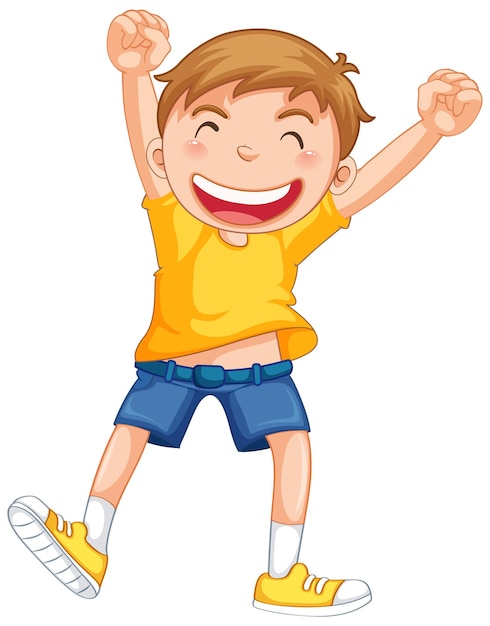 Happy Child Cartoon Images - Free Download on Freepik - Clip Art Library