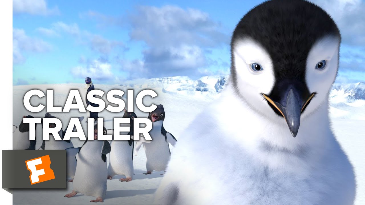 Happy Feet (2006) Official Trailer #1 - Animated Movie HD - Clip Art ...